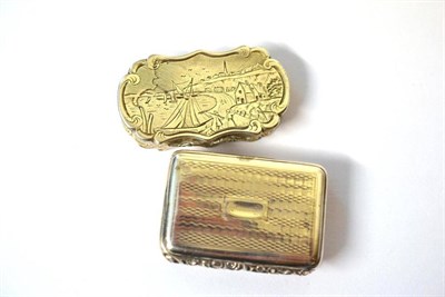 Lot 1365 - A Victorian Silver Vinaigrette, Nathaniel Mills, Birmingham 1818, rounded rectangular with...