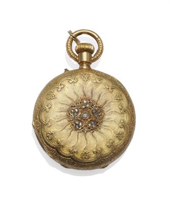 Lot 1031 - A Lady's 18ct Gold and Diamond Set Fob Watch, signed Henry Capt, Geneve, No.33471, circa 1880,...