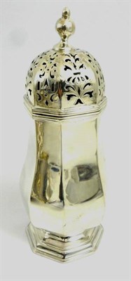 Lot 1207 - A George III Silver Sugar Caster of Large Proportions, maker's mark GS, London 1768, of plain...