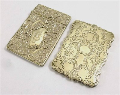 Lot 1226 - An Edward VII Silver Card Case, Crisford & Norris Ltd, Chester 1904, with allover embossed...