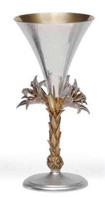 Lot 1232 - An Elizabeth II Aurum Silver Goblet, Hector Miller, London 1977, by order of the Provost and...