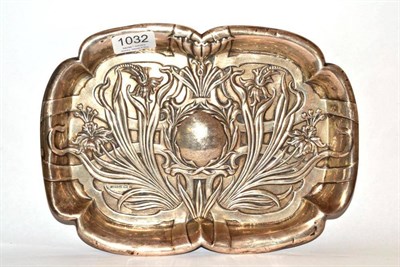 Lot 1032 - An Art Nouveau Silver Dressing Table Tray, William Hair Haseler, W H Haseler Ltd, Birmingham...