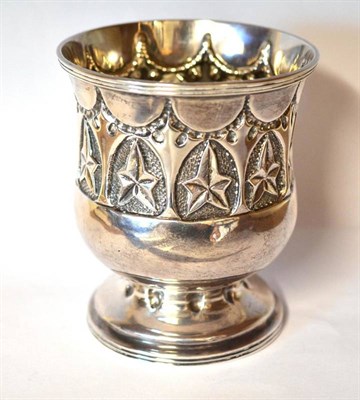 Lot 1040 - A George III Provincial Silver Goblet, James Barber & William Whitwell, York circa 1815 (no...