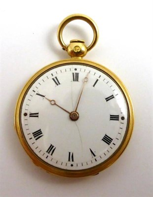 Lot 1135 - A Lady's Fob Watch, signed Le Roy & Fils, Palais Royal 13 &15 A Paris, No.27467, 19th Century,...