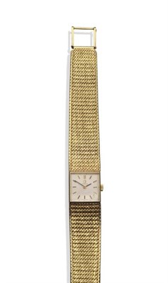 Lot 1146 - A Lady's 9ct Gold Wristwatch, signed Omega, 1968, (calibre 484) lever movement numbered...