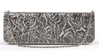 Lot 1003 - A Russian Silver Mounted Samorodok Purse, RW (unknown master), St Petersburg 1908, rounded...