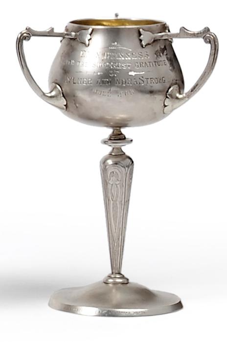 Lot 1013 - A Late 19th Century Indian Colonial Silver Presentation Cup, JC Bechtler Son & Co., Allahabad,...