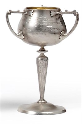 Lot 1013 - A Late 19th Century Indian Colonial Silver Presentation Cup, JC Bechtler Son & Co., Allahabad,...