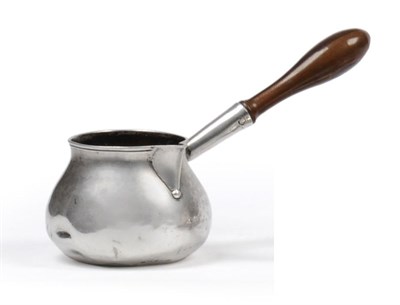 Lot 1045 - A George II Silver Brandy Pan, James Smith I, London 1730,  with bellied sides, single line...