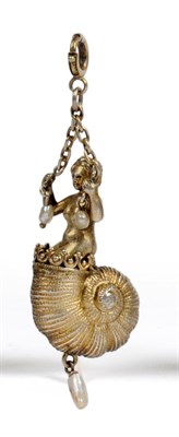 Lot 1062 - A 19th Century Renaissance Style Scent, unmarked, modelled as a nude maiden sat atop a...
