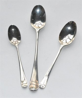 Lot 1105 - A George III Silver Snuff/Miniature Spoon, William Turton or Walter Tweedie, London circa 1775,...