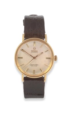 Lot 2009 - An Automatic Centre Seconds Wristwatch, signed Omega, model: Seamaster De Ville, circa 1965,...