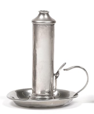 Lot 2265 - An American Sterling Silver Chamberstick/Go-to-Bed, The Merrill Shops, New York early 20th century