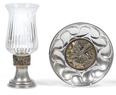 Lot 2301 - A Commemorative Silver Dish, Hector Miller for Aurum, London 1974, made by order of the Royal...