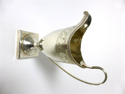 Lot 2253 - A George III Silver Cream Helmet, Peter & Ann Bateman, London 1791, of typical form and...