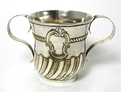 Lot 2256 - A George III Silver Porringer, William Cripps, London 1762, the slightly tapering body with...