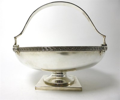 Lot 2290 - A George V Silver Bowl with Overhead Handle, William Hutton & Sons Ltd, Sheffield 1913, in the...