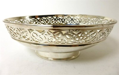 Lot 2314 - A Modern Silver Bowl with Pierced Border, C J Vander Ltd, Sheffield 2001, oval with a pierced...