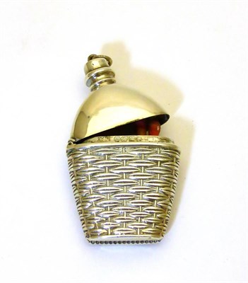 Lot 2347 - A Victorian Novelty Silver Vesta Case, maker's mark worn, Birmingham 1888, in the form of a...