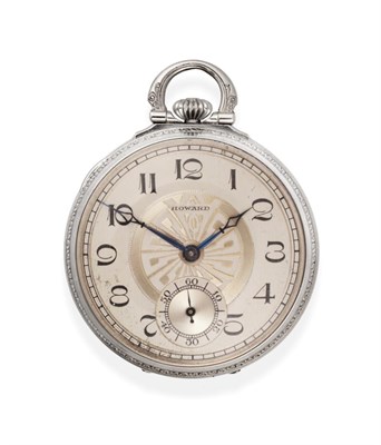 Lot 2170 - An Open Faced Pocket Watch, signed E Howard Watch Co, Boston, 1918, lever movement signed and...