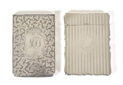 Lot 2251 - A Late Victorian Silver Needham's Patent Card Case, Henry Williamson Ltd, Birmingham 1897, with all