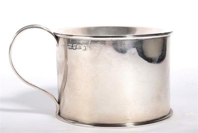 Lot 2412 - A George III Silver Spittoon, Henry Chawner, London 1787, plain circular with a simple scroll...