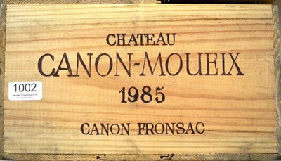 Lot 1002 - Chateau Canon-Moueix 1985, Canon-Fronsac (x8) owc (eight bottles)