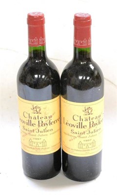 Lot 1023 - Chateau Leoville Poyferre 1997, St Julien (x2) (two bottles) U: into neck