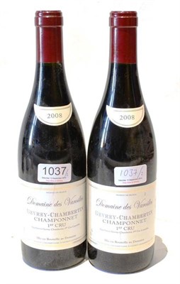 Lot 1037 - Domaine des Varoilles Champonnet 2008, Gevrey-Chambertin Premier Cru (x2) (two bottles)