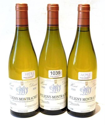 Lot 1039 - Henri Darnat Champs Gain 2010, Puligny-Montrachet Premier Cru (x3) (three bottles)