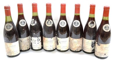 Lot 1041 - Louis Latour Beuane 1966 (x8) (eight bottles) U: 4-1cm, badly soiled labels