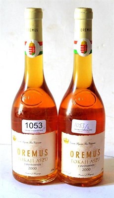 Lot 1053 - Oremus Tokaji Aszu 5 Puttonyos 2000, Tokaj-Hegyalja, Hungary, 500ml (x2) (two bottles)