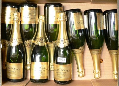 Lot 1063 - Heidsieck & Co Monopole Gold Top Brut 2001, vintage champagne (x9) (nine bottles)