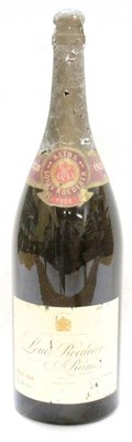 Lot 1066 - Louis Roederer 1928, vintage champagne, Jeroboam, owc U: 4.5cm inverted, small nicks to foil...