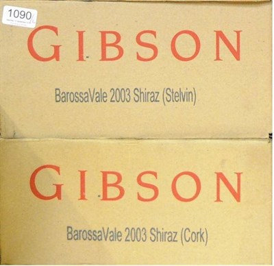 Lot 1090 - Gibson Barossavale Wines Shiraz 2003, Barossa Valley, half case (x2) (twelve bottles)