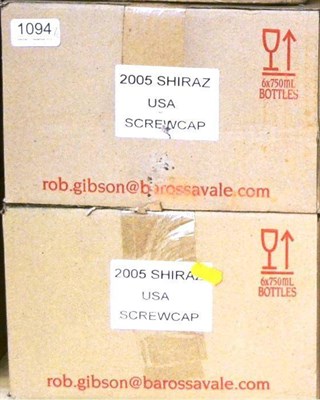 Lot 1094 - Gibson Barossavale Wines Shiraz 2005, Barossa Valley, half case (x2) (twelve bottles)