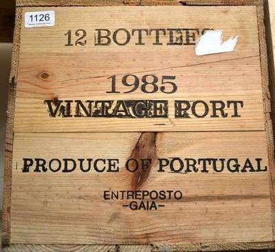 Lot 1126 - Dow 1985, vintage port, owc (twelve bottles)