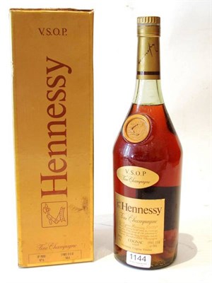 Lot 1144 - Hennessy V.S.O.P. Champagne Cognac, circa 1970's, 2 pints 2 fl oz, 70 proof, in original box (a...