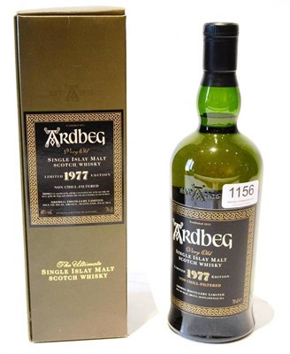 Lot 1156 - Ardbeg 1977, Single Islay Malt Scotch Whisky, limited edition, 70cl, 46%, in original carton,...