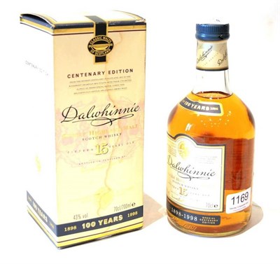 Lot 1169 - Dalwhinnie 15 Year Old Centenary Edition, Single Highland Malt Whisky, 70cl, 43%, with original box