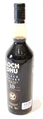 Lot 1178 - Loch Dhu 10 Year Old The Black Whisky, produced and distilled by Mannochmore Distillery, 70cl, 40%