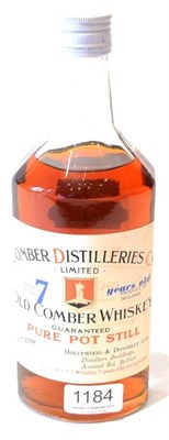 Lot 1184 - Old Comber 7 Year Old Whiskey, Guaranteed Pure Pot Still, Hollywoord & Donnelly Ltd, Avoniel...