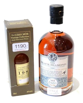 Lot 1190 - The Black Diamond, Blended Malt Scotch Whisky, Master Blender's Limited Edition, 700ml, 45%,...