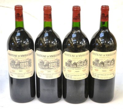 Lot 2002 - Chateau Angludet 2001, Margaux, magnum (x4) (four magnums)