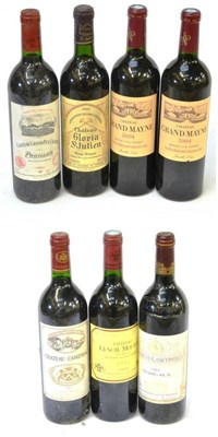 Lot 2026 - Chateau Grand Mayne 2004, St Emilion Grand Cru (x2); Chateau Gloria 1988, St Julien; Chateau...