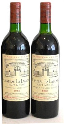 Lot 2036 - Chateau La Lagune 1985, Haut-Medoc (x2) (two bottles) U: top shoulder