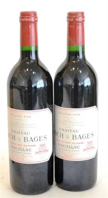 Lot 2054 - Chateau Lynch Bages 1988, Pauillac (x2) (two bottles) U: into neck