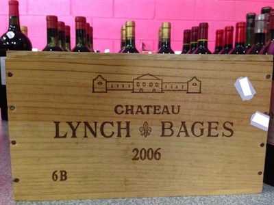 Lot 2058 - Chateau Lynch-Bages 2006, Pauillac, half case (six bottles)