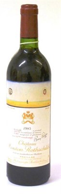 Lot 2064 - Chateau Mouton Rothschild 1983, Pauillac U: into neck