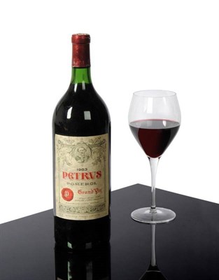 Lot 2069 - Chateau Petrus 1983, Pomerol, magnum U: into neck, label detached when moved from cellar, some...